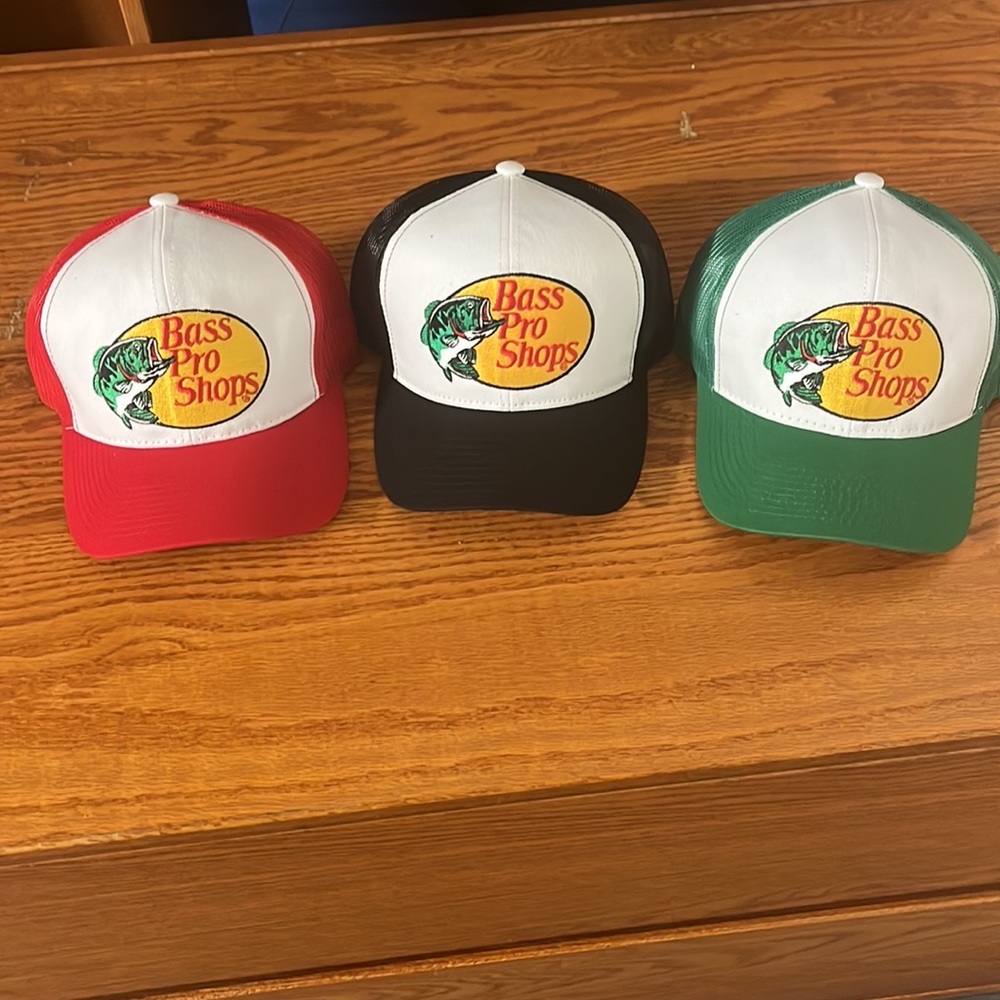 Bass pro shop embroidered hats